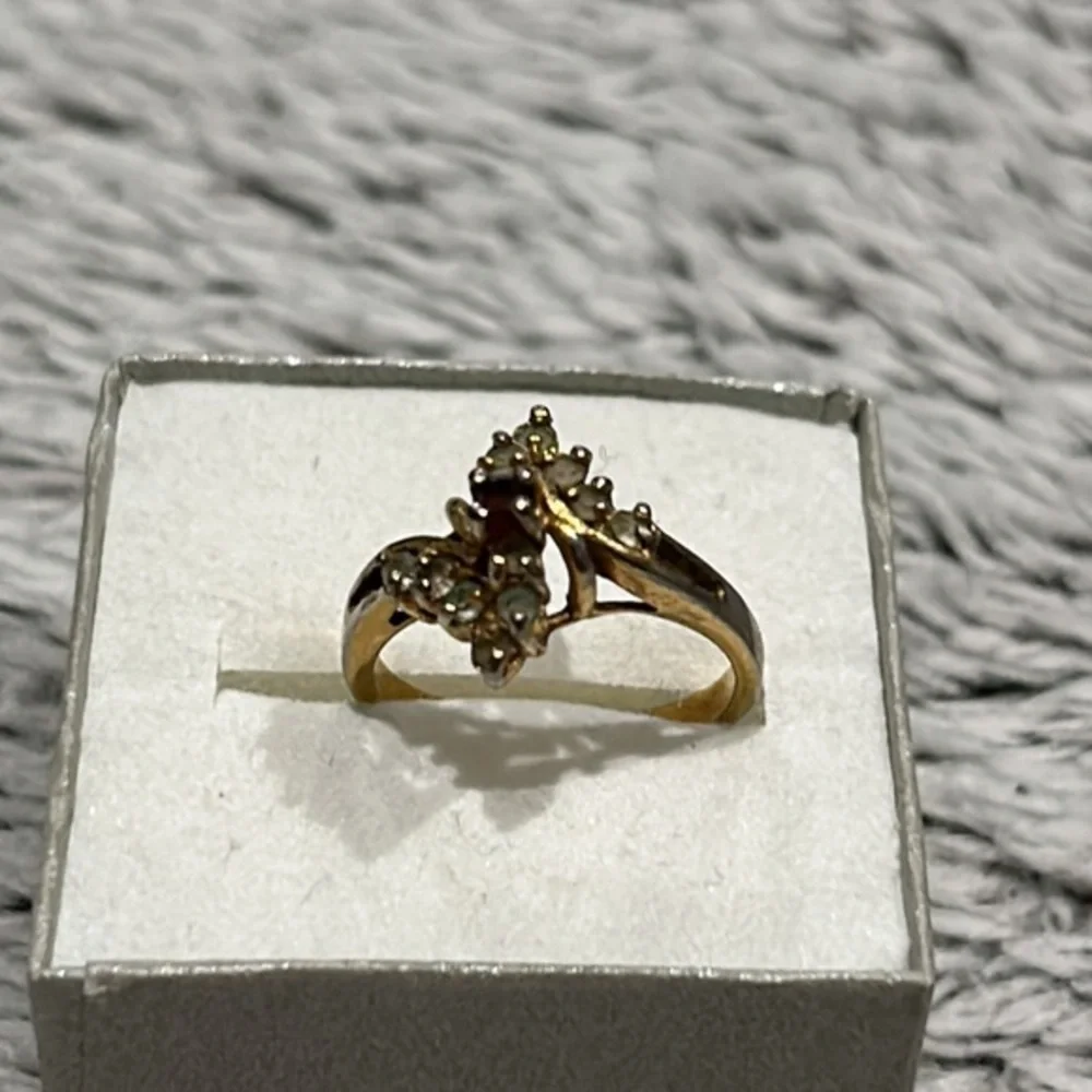 18kt GE vintage ring size 7.5